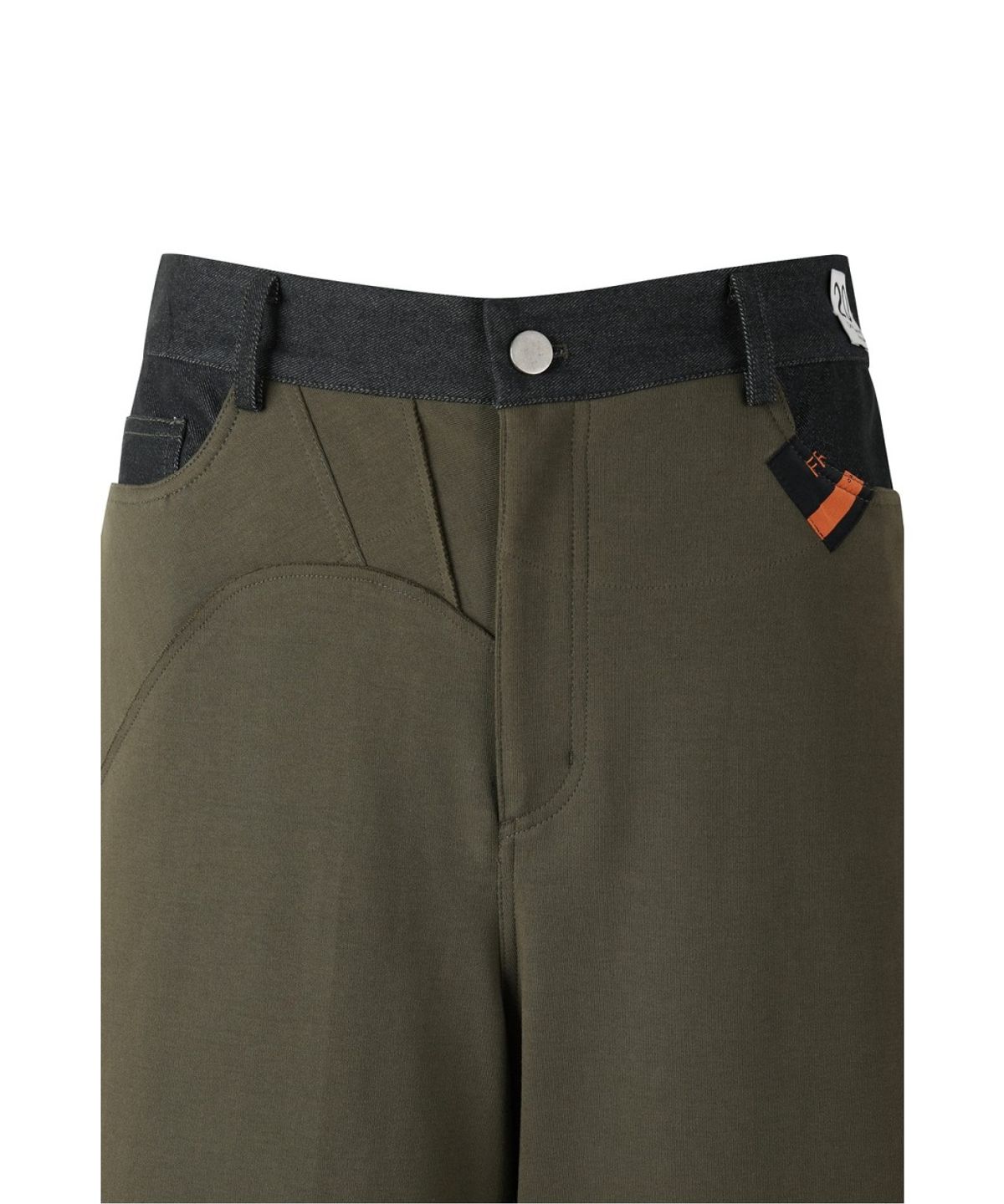 래코드(RECODE) Puzzle-Patched Wide Pants RKPAA26673KHX