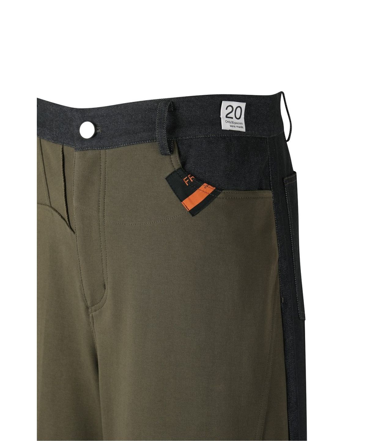 래코드(RECODE) Puzzle-Patched Wide Pants RKPAA26673KHX