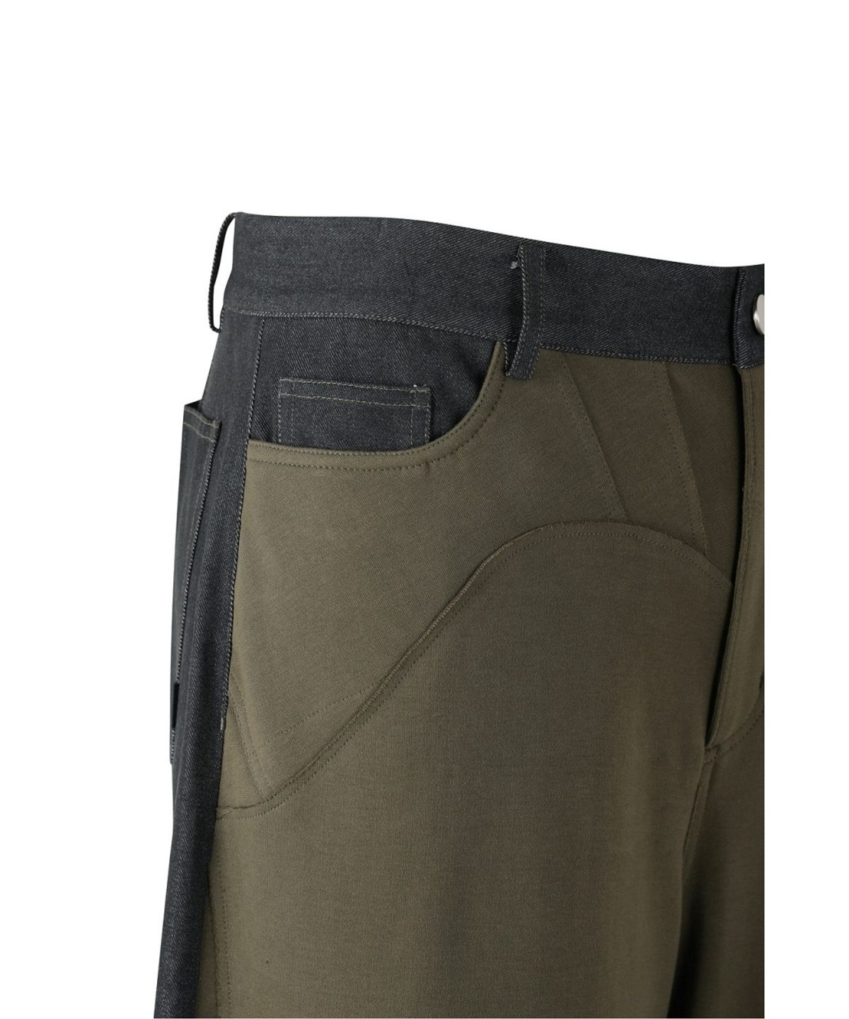 래코드(RECODE) Puzzle-Patched Wide Pants RKPAA26673KHX