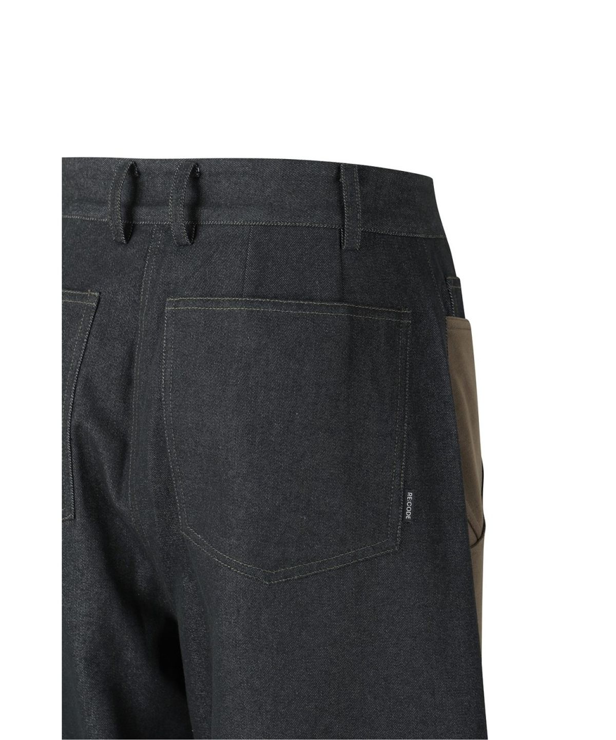 래코드(RECODE) Puzzle-Patched Wide Pants RKPAA26673KHX