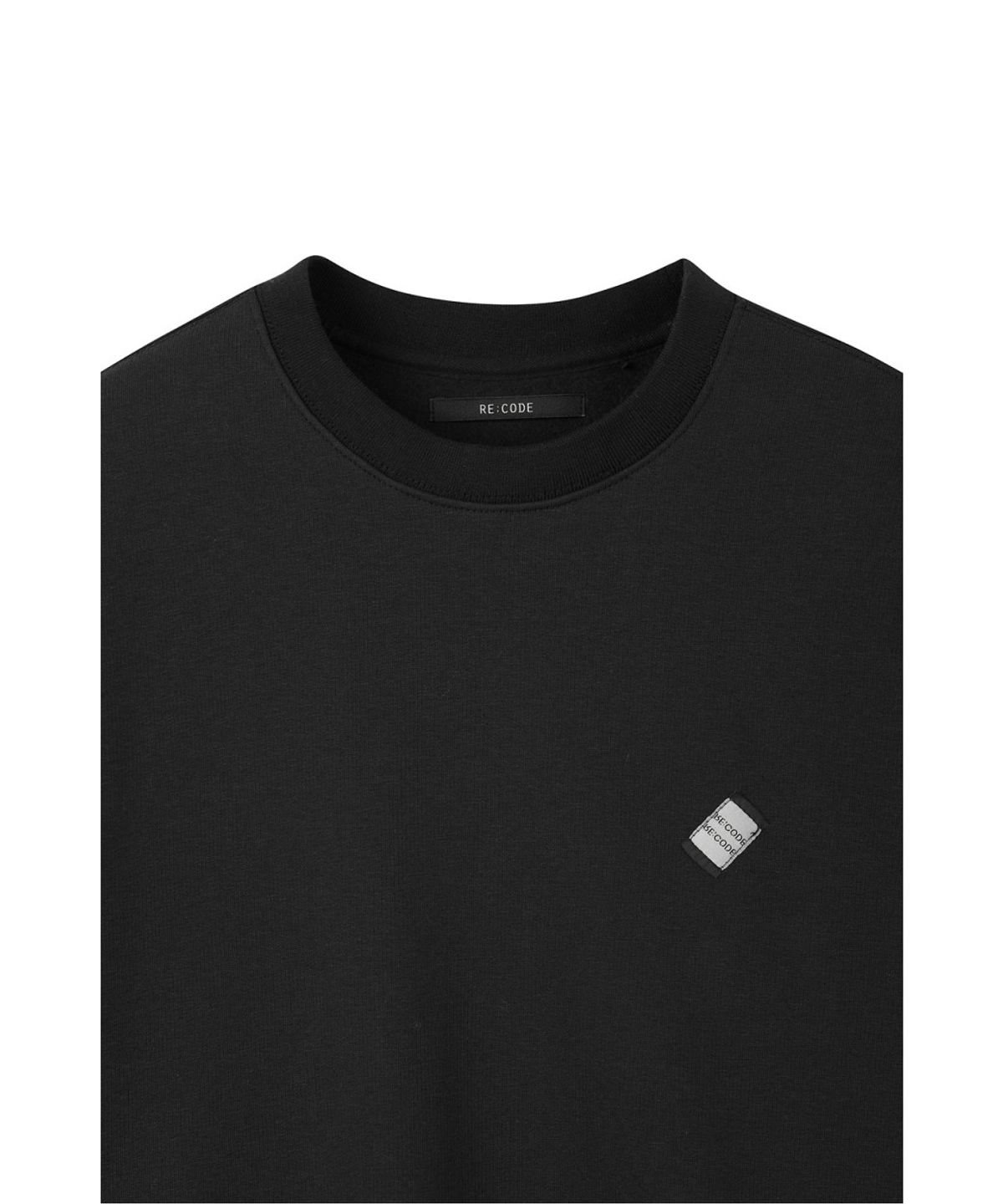 래코드(RECODE) Raw-Edged Sweatshirt RKTAA26663BKX