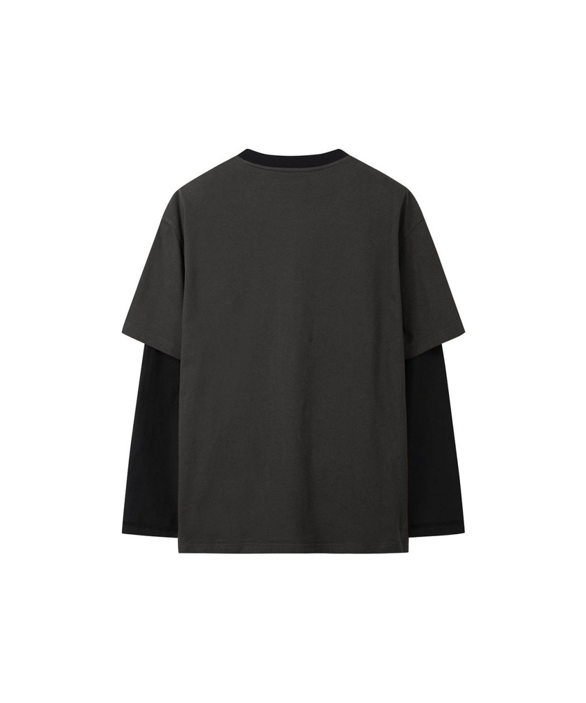 래코드(RECODE) Layered Reversible Long-Sleeve Tee RKTAA26627GYX