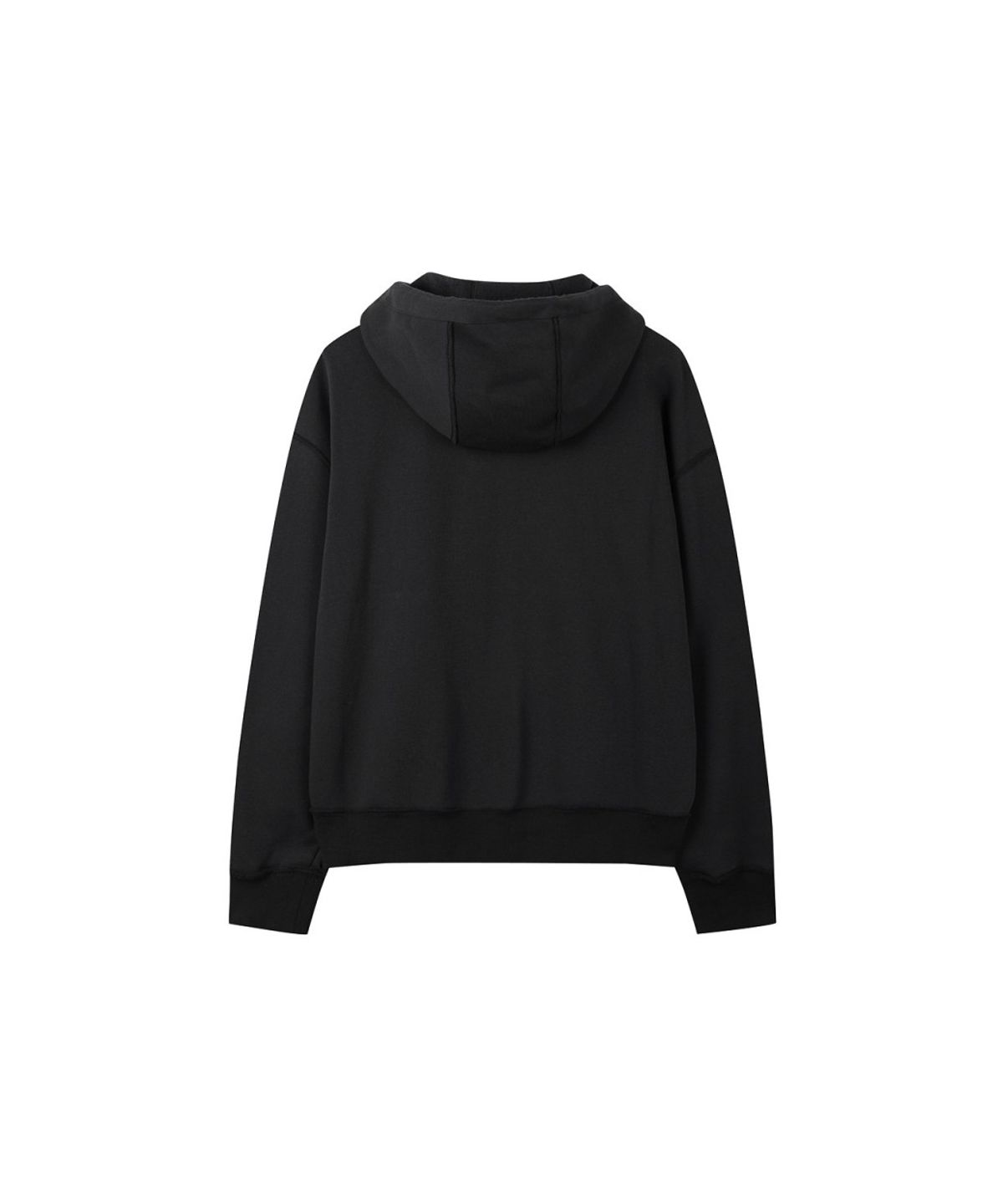 래코드(RECODE) Inside-Out Zip-Up Hoodie RKTAA26662BKX