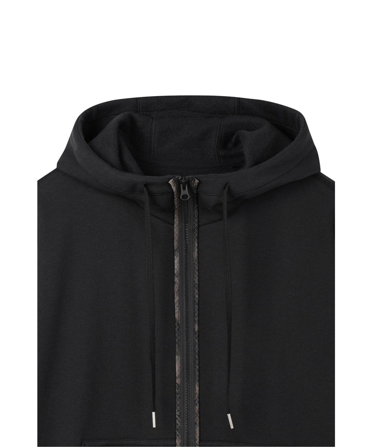래코드(RECODE) Inside-Out Zip-Up Hoodie RKTAA26662BKX