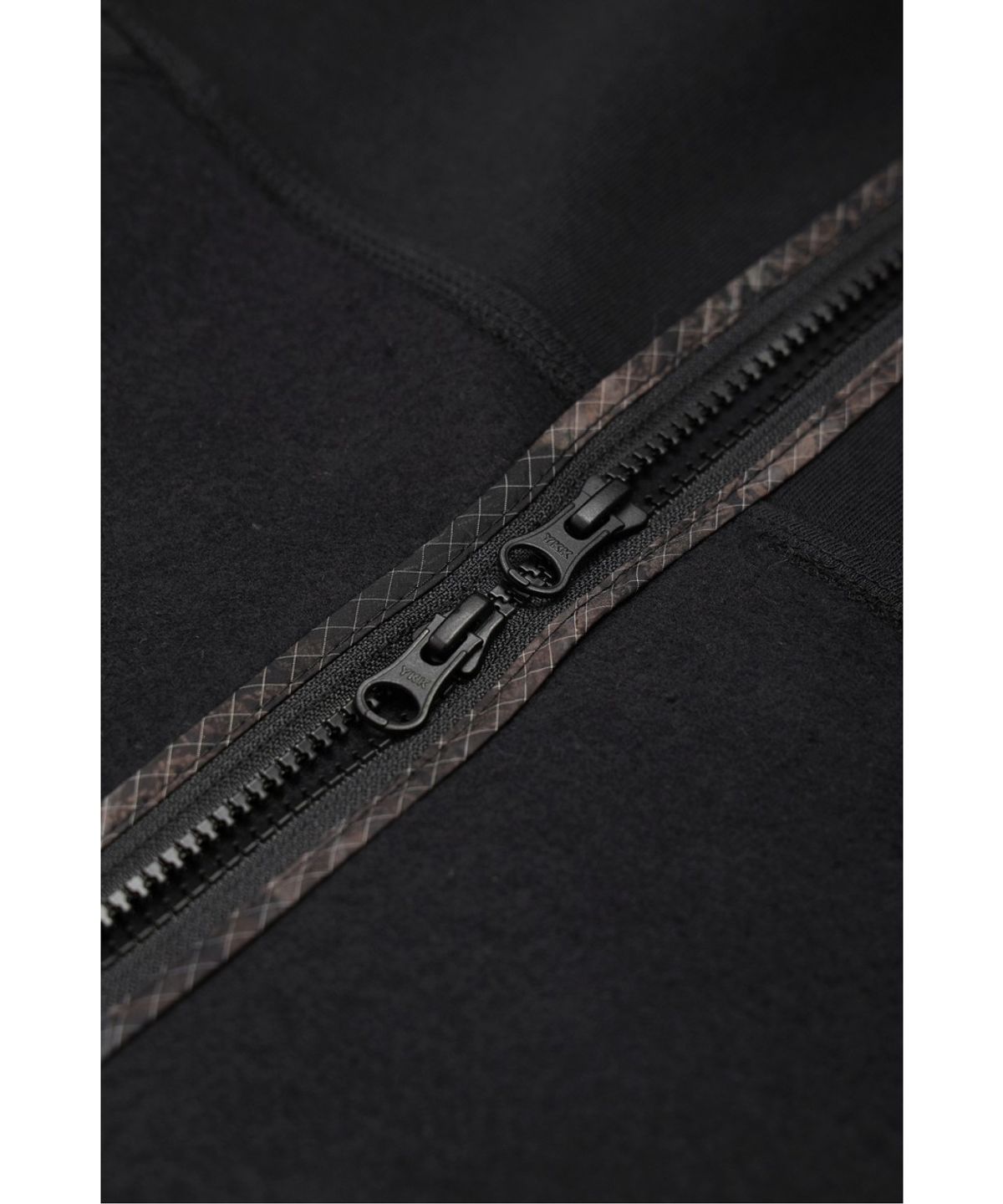 래코드(RECODE) Inside-Out Zip-Up Hoodie RKTAA26662BKX