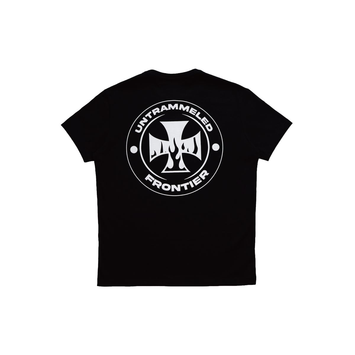 언트레멀드(UNTRAMMELED) FRONTIER SLIM FIT T-SHIRT - BLACK