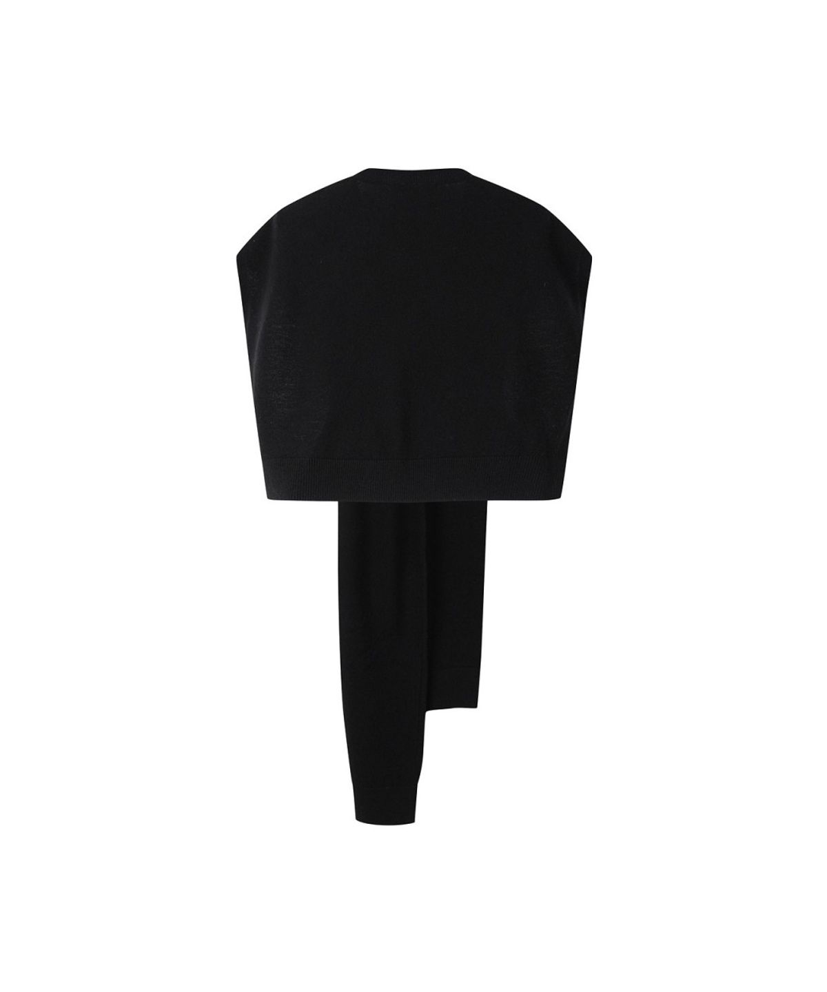 래코드(RECODE) Wrap-Around Sweater Scarf RQWAA26562BKX