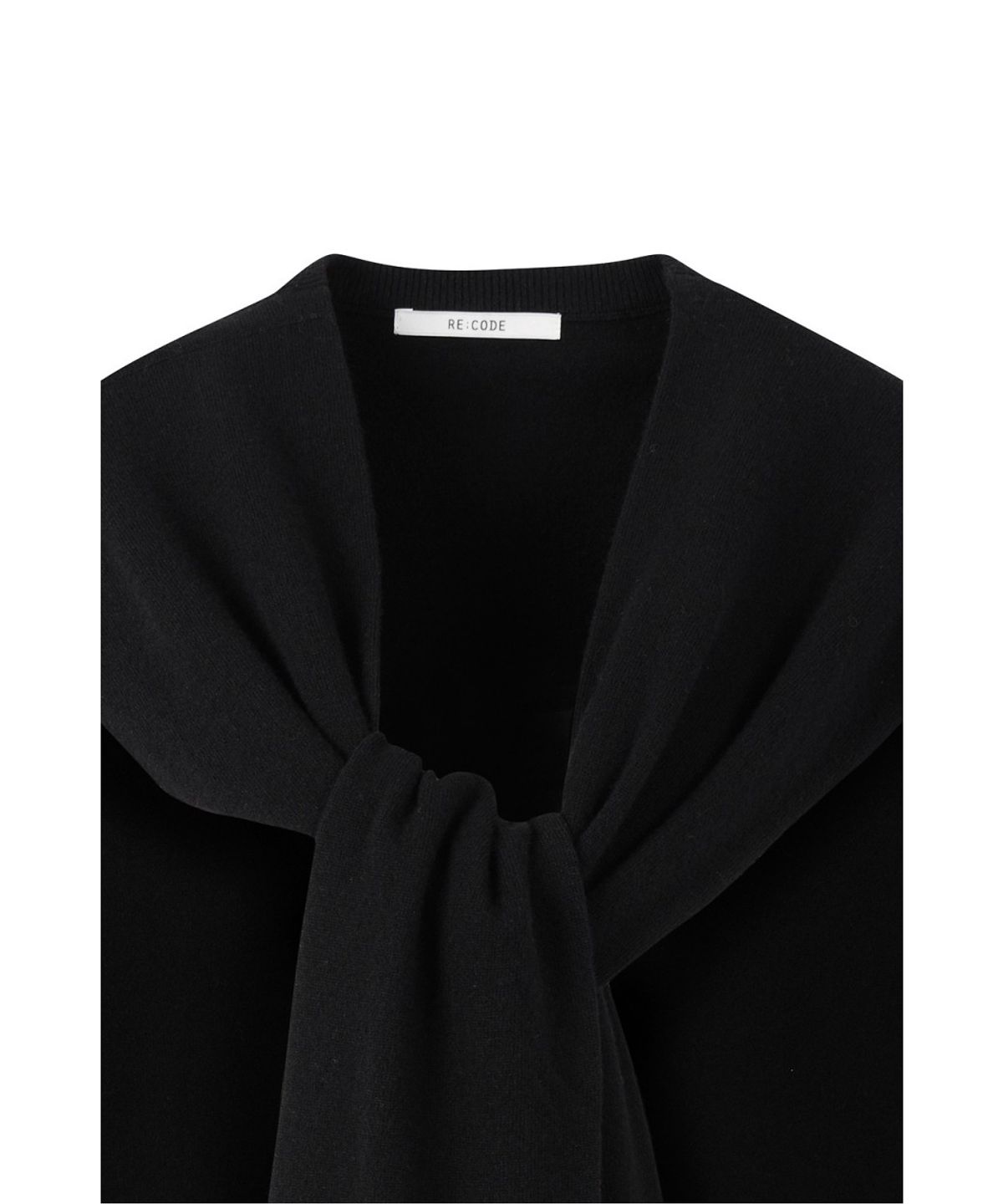 래코드(RECODE) Wrap-Around Sweater Scarf RQWAA26562BKX