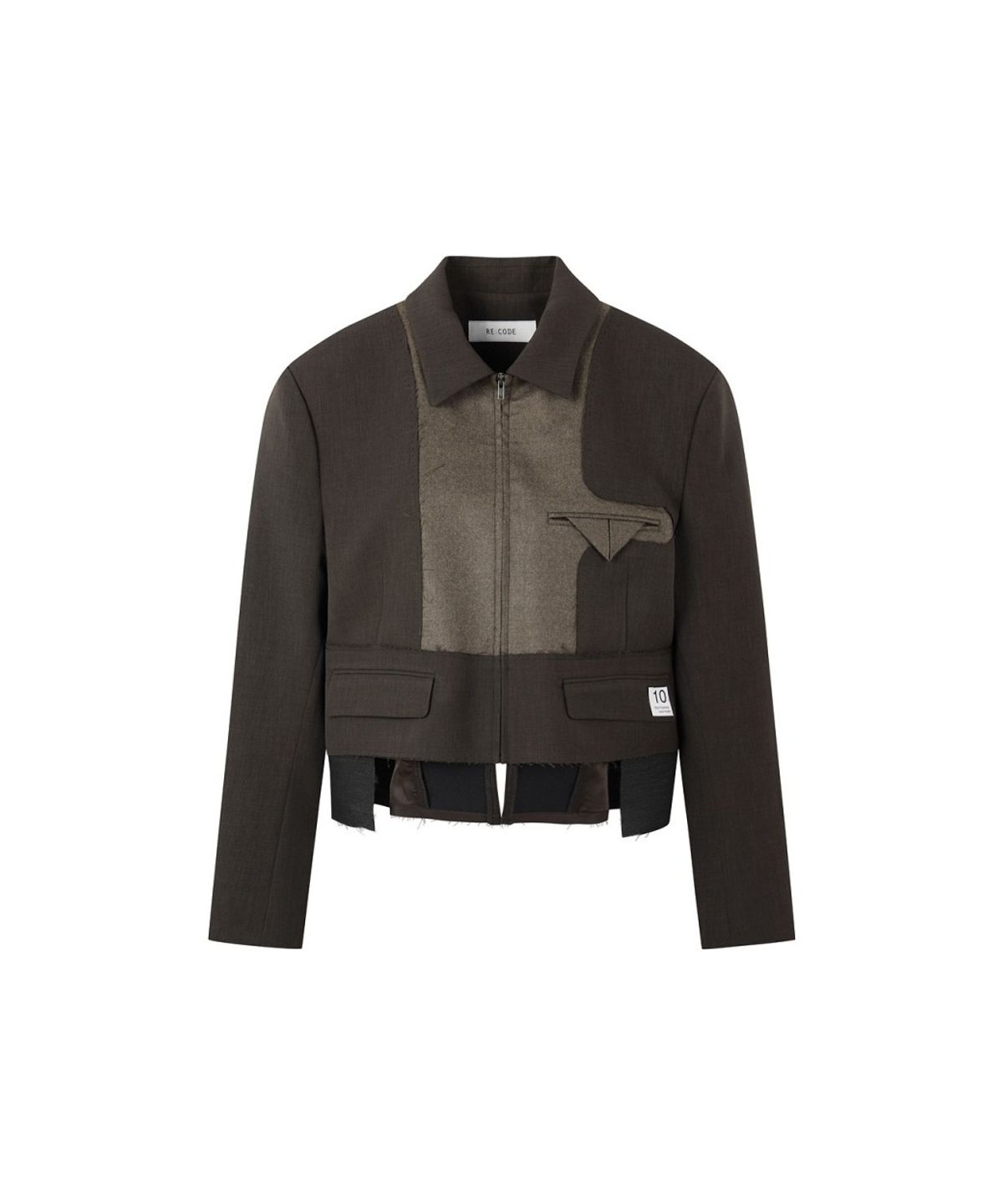 래코드(RECODE) Inside-Out Crop Jacket RQJAA26513BRX