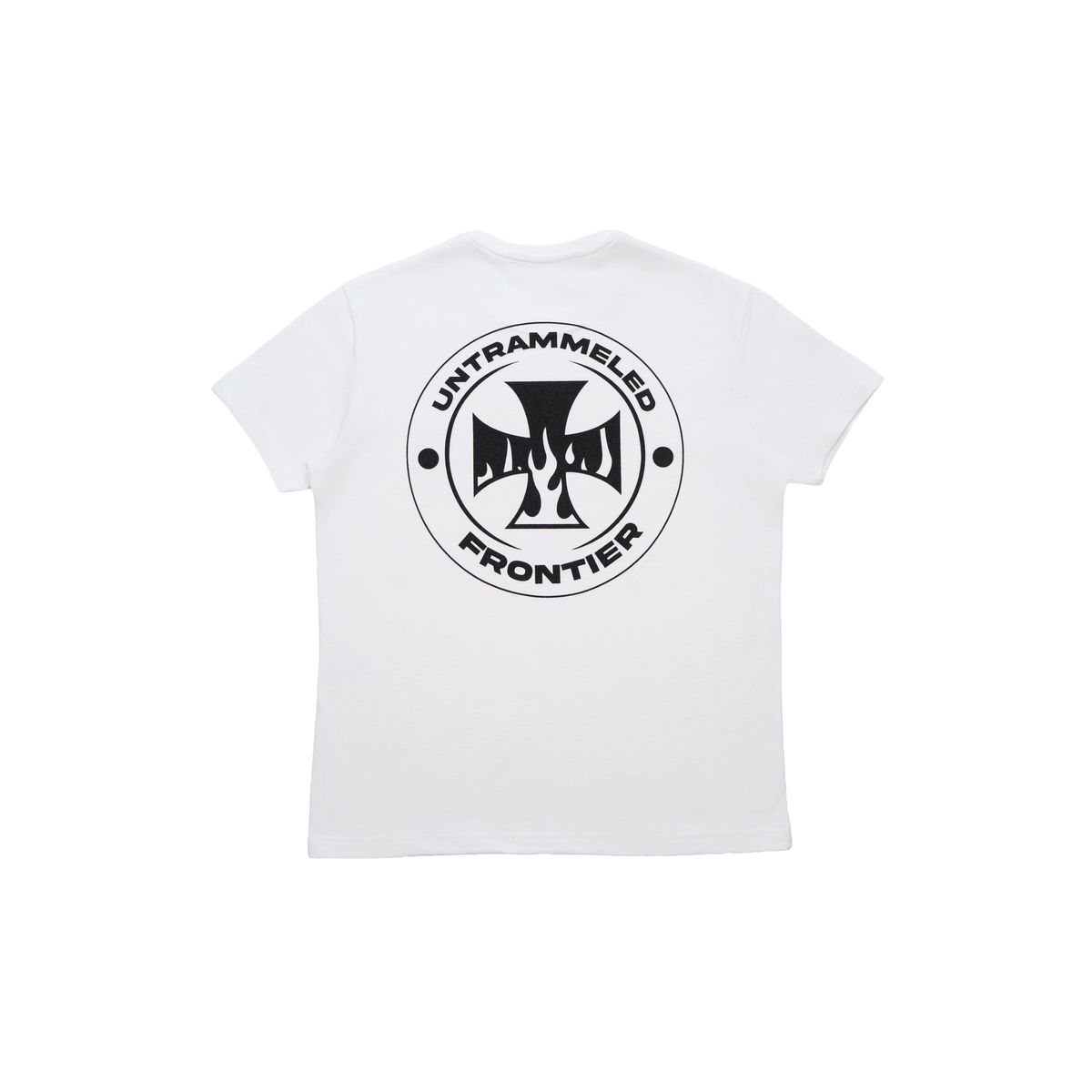 언트레멀드(UNTRAMMELED) FRONTIER SLIM FIT T-SHIRT - WHITE