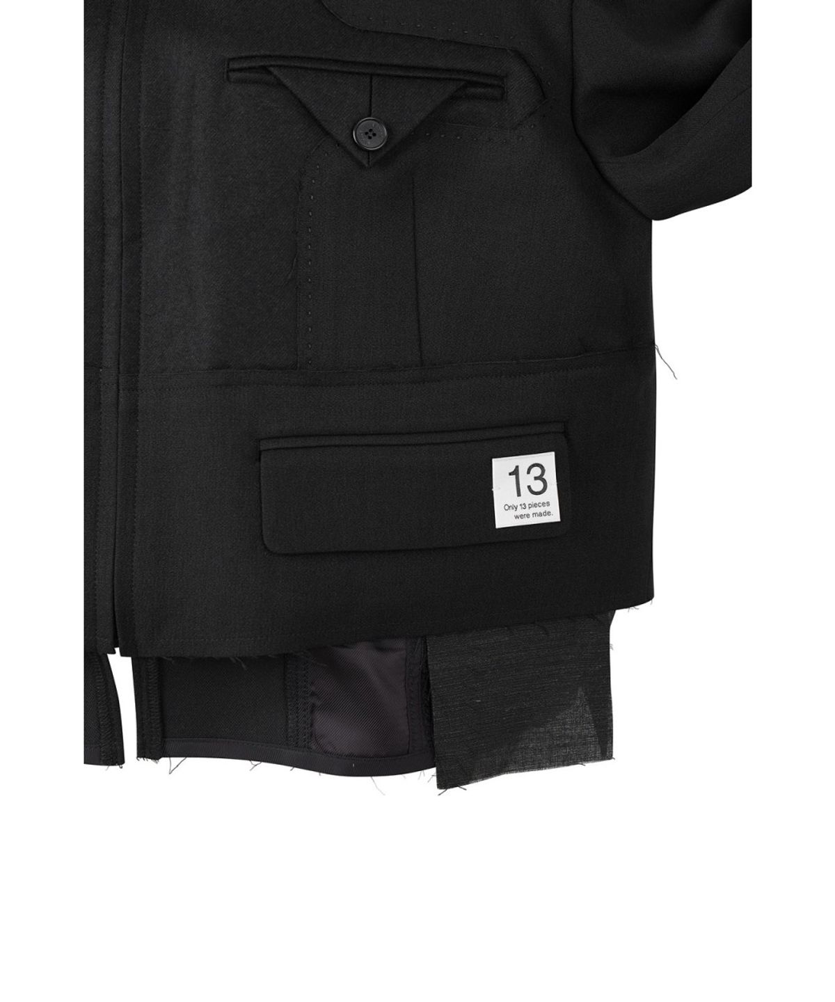 래코드(RECODE) Inside-Out Crop Jacket RQJAA26513BKX