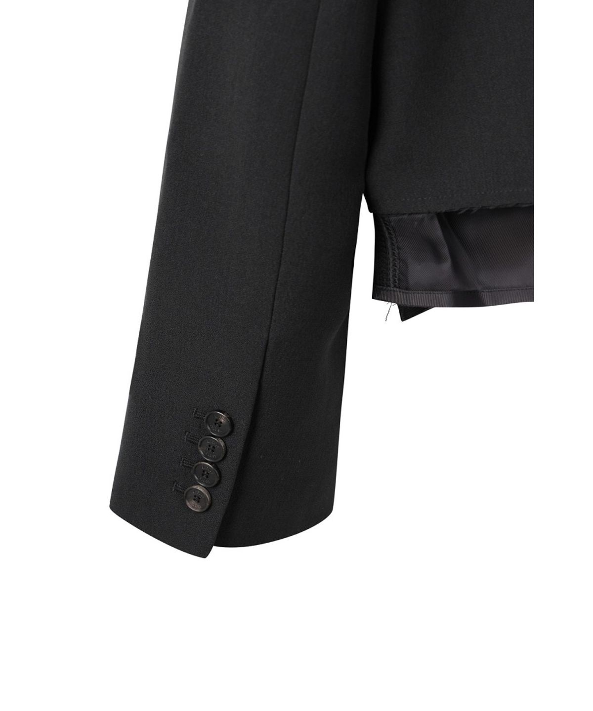 래코드(RECODE) Inside-Out Crop Jacket RQJAA26513BKX