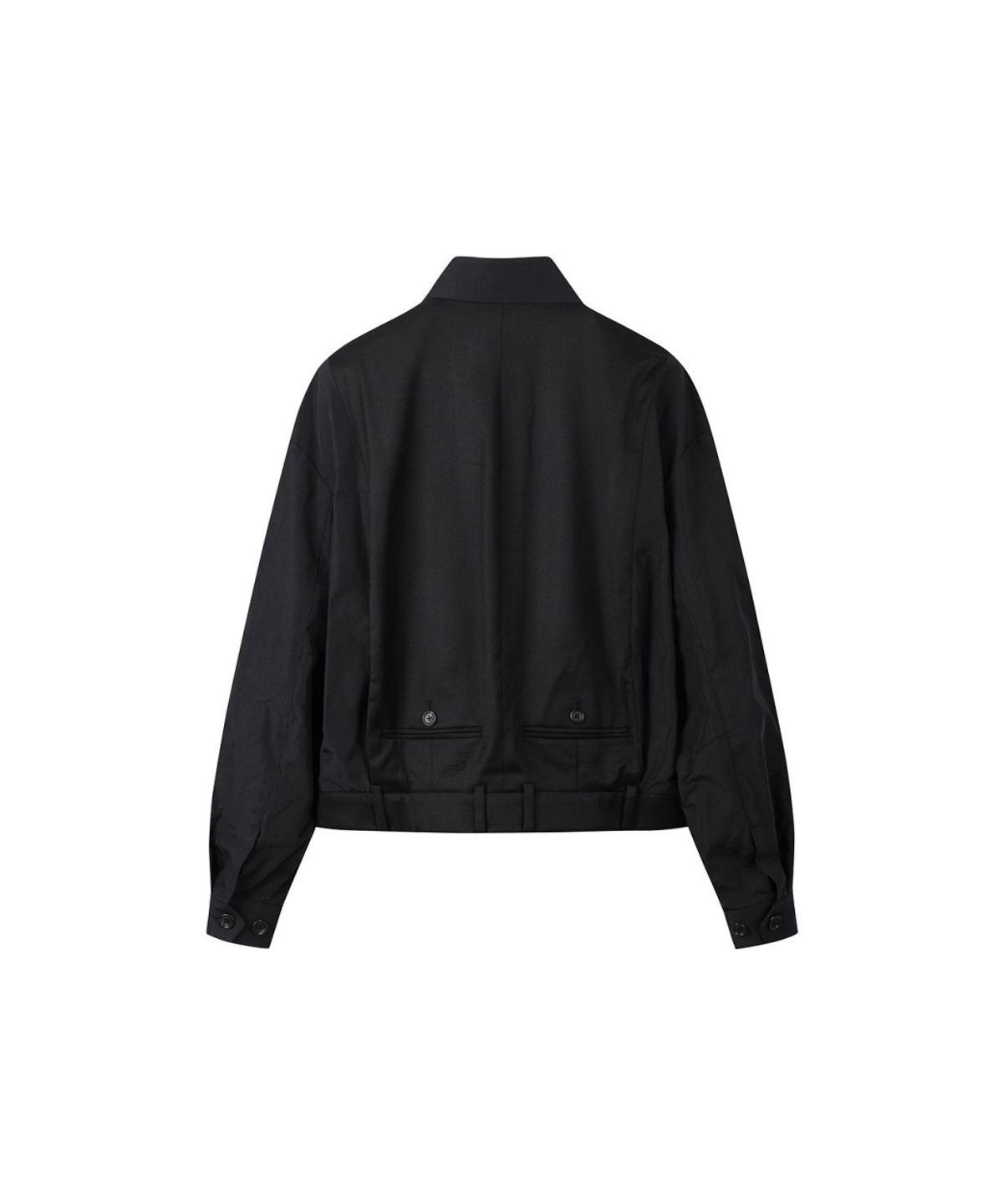 래코드(RECODE) Back Trouser Detail Harrington Jacket RQUAA26505BKX
