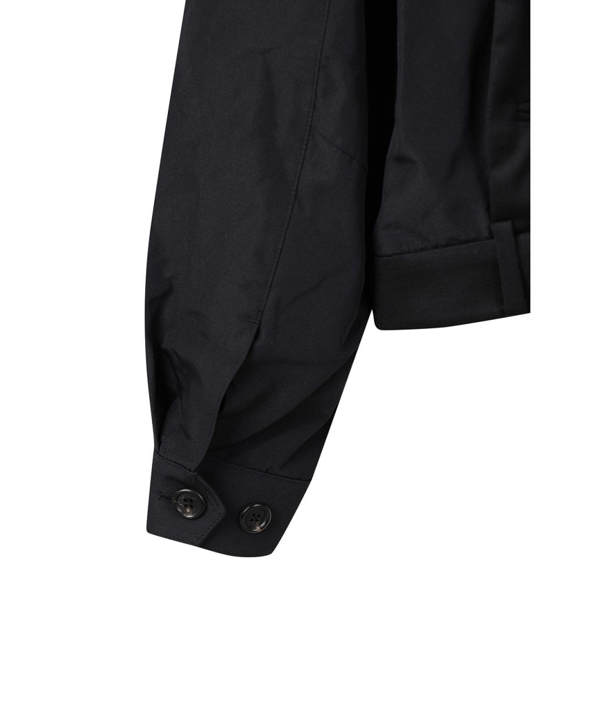 래코드(RECODE) Back Trouser Detail Harrington Jacket RQUAA26505BKX