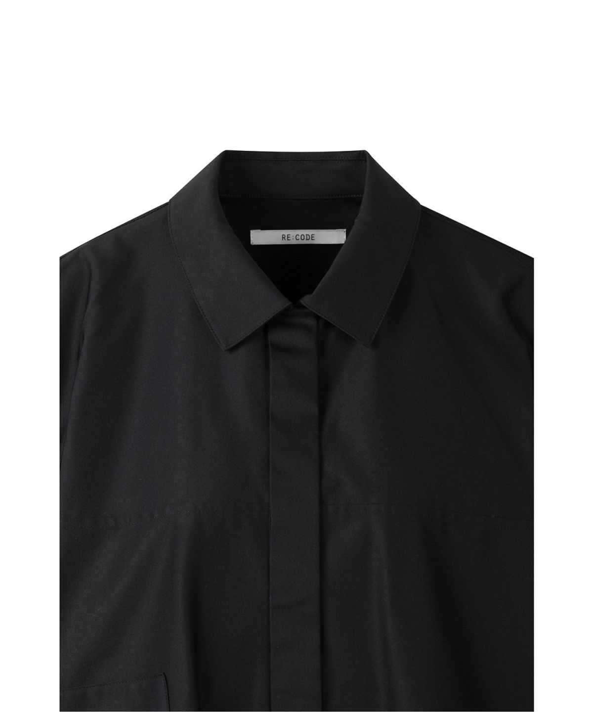 래코드(RECODE) Upside Down Trucker Shirt RQSAA26516BKX
