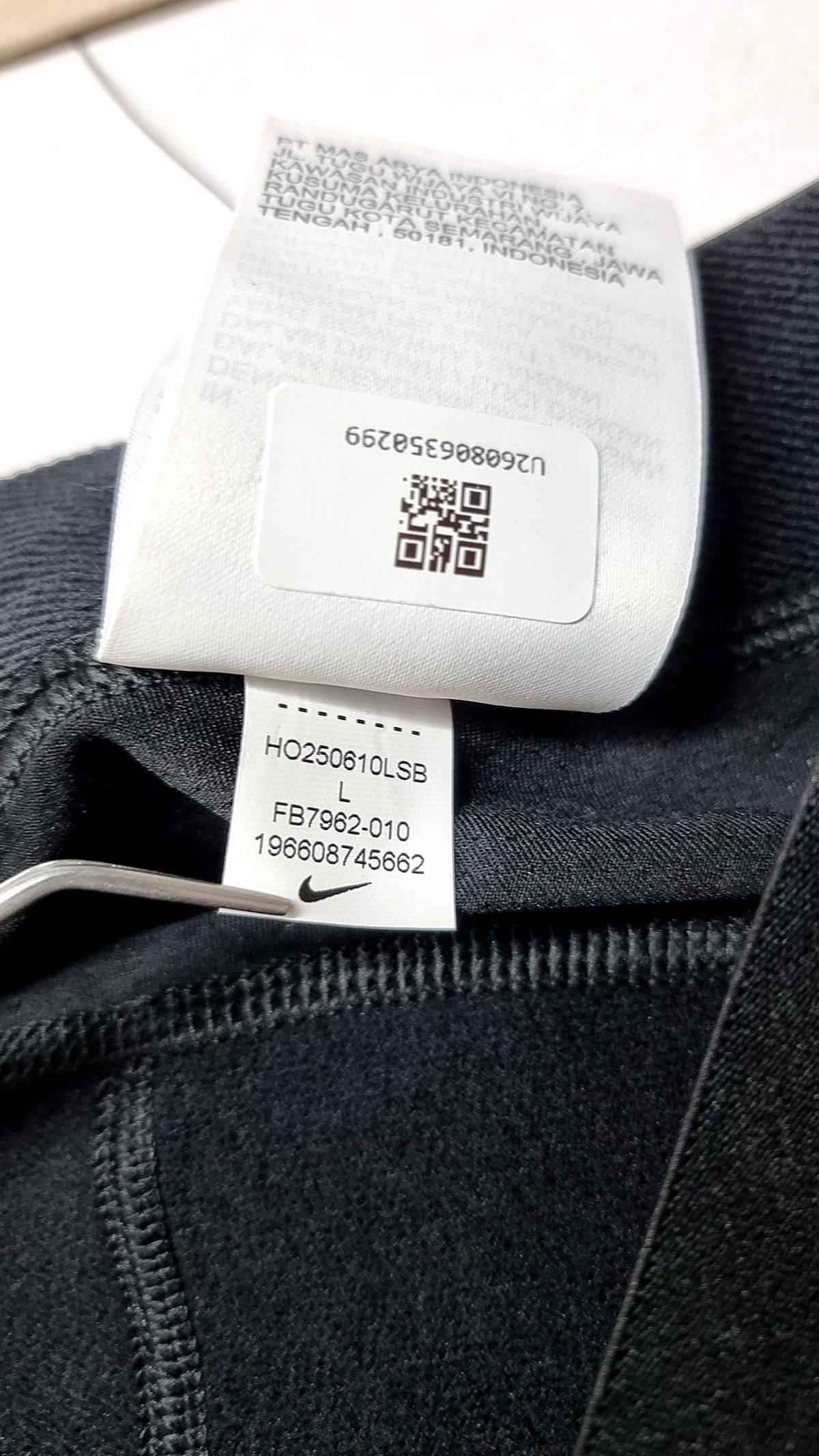 나이키(NIKE) 프로 웜 타이츠 M - 블랙:화이트 / FB7962-010 L