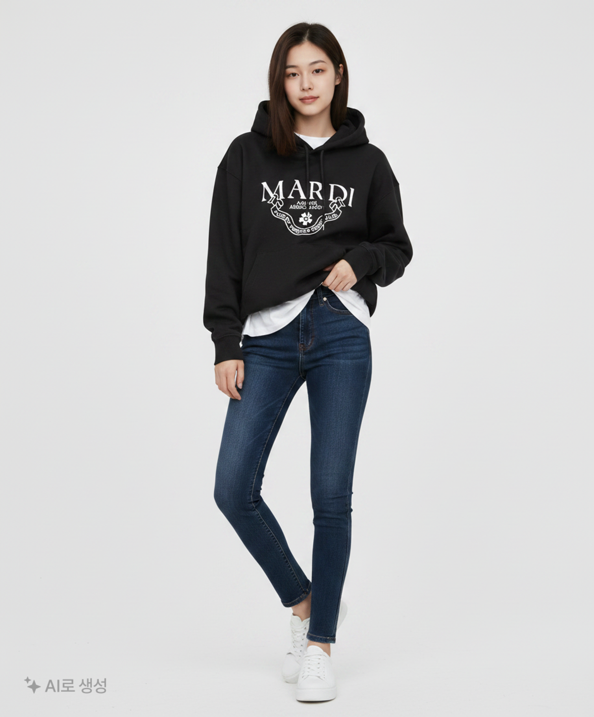 마르디 메크르디(MARDI MERCREDI) 후드 티셔츠 FREE
