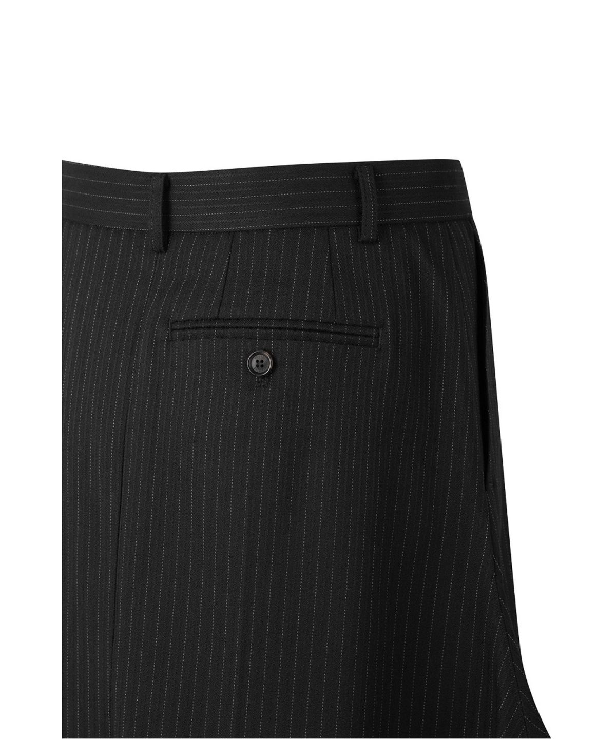 래코드(RECODE) Stripe Structural Side-Drape Skirt RQKAA26564BKX
