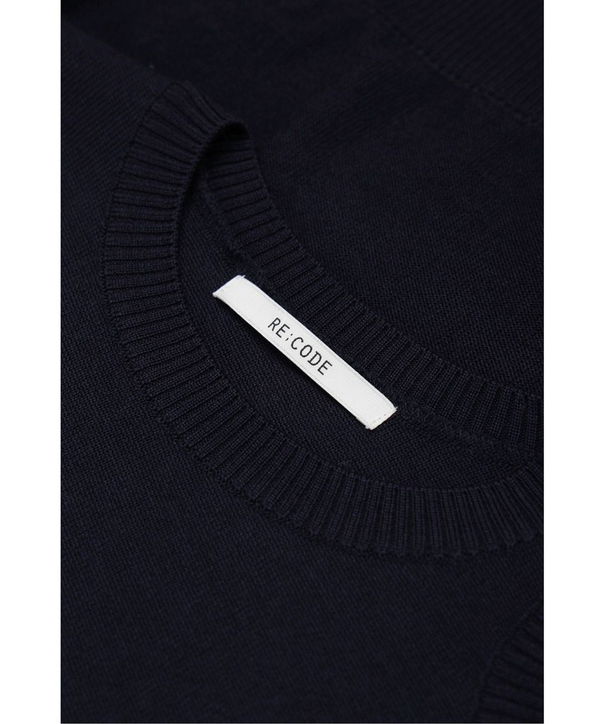 래코드(RECODE) Asymmetric Panel Knit Top RQWAA26532NYX