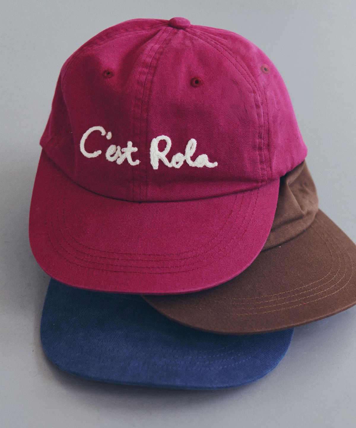 로라로라(ROLAROLA) CEST ROLA BALL CAP BURGUNDY