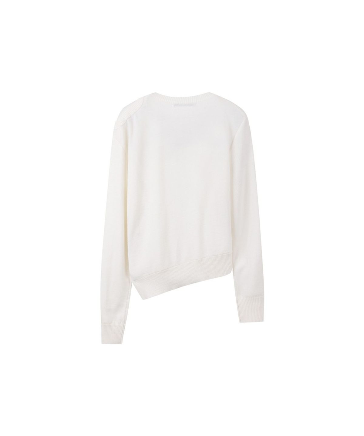 래코드(RECODE) Asymmetric Panel Knit Top RQWAA26532IVX