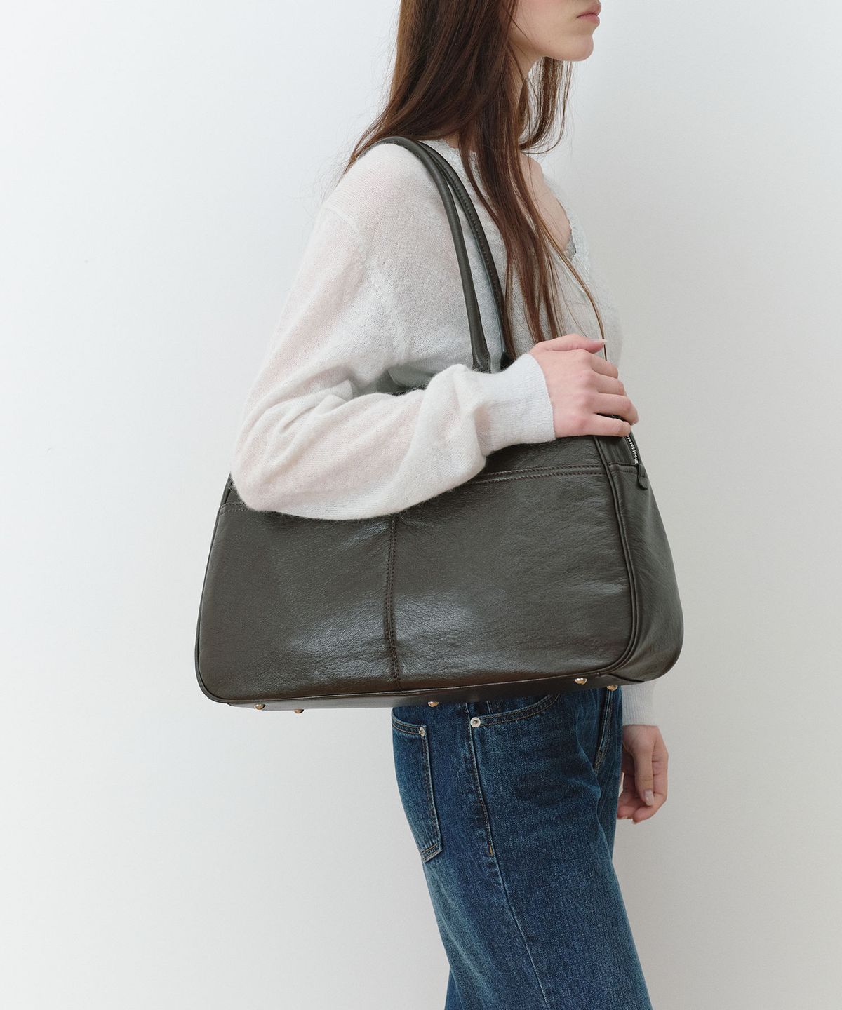 로라로라(ROLAROLA) BOSTON BIG BAG BROWN