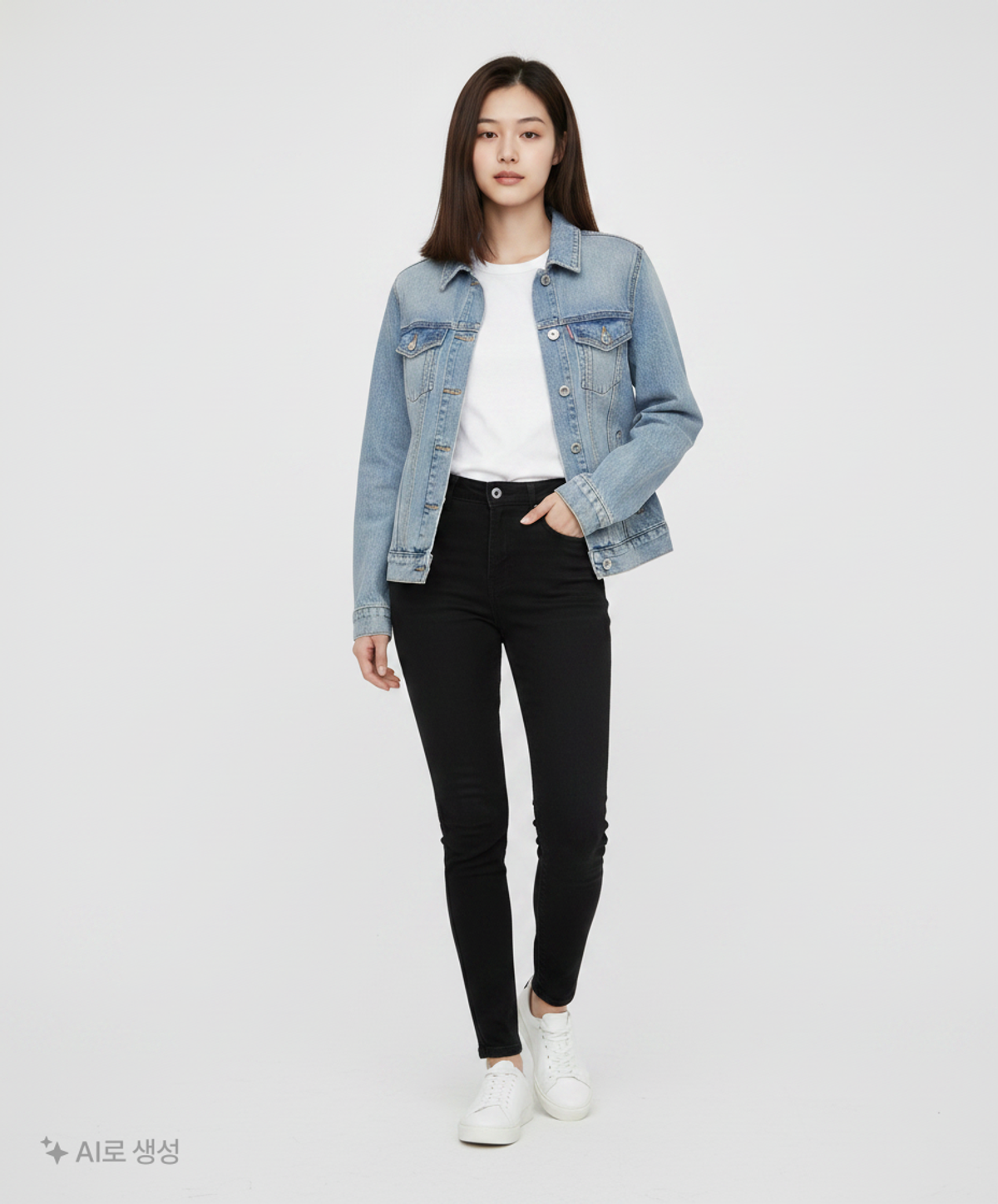 에이치앤엠(H&M) 데님/트러커 재킷 36