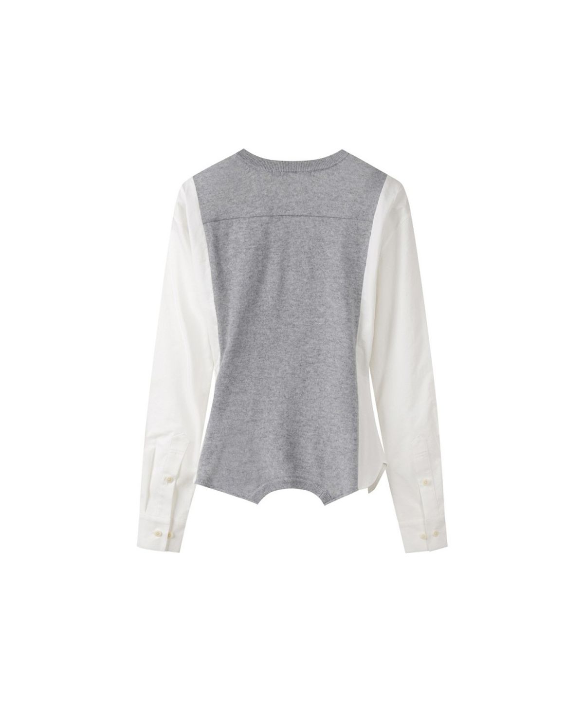 래코드(RECODE) Backward Shirring Knit Top RQSAA26519WHX