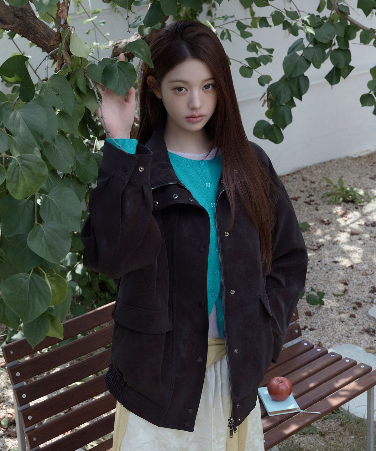 로라로라(ROLAROLA) SUEDE LEATHER JACKET BROWN