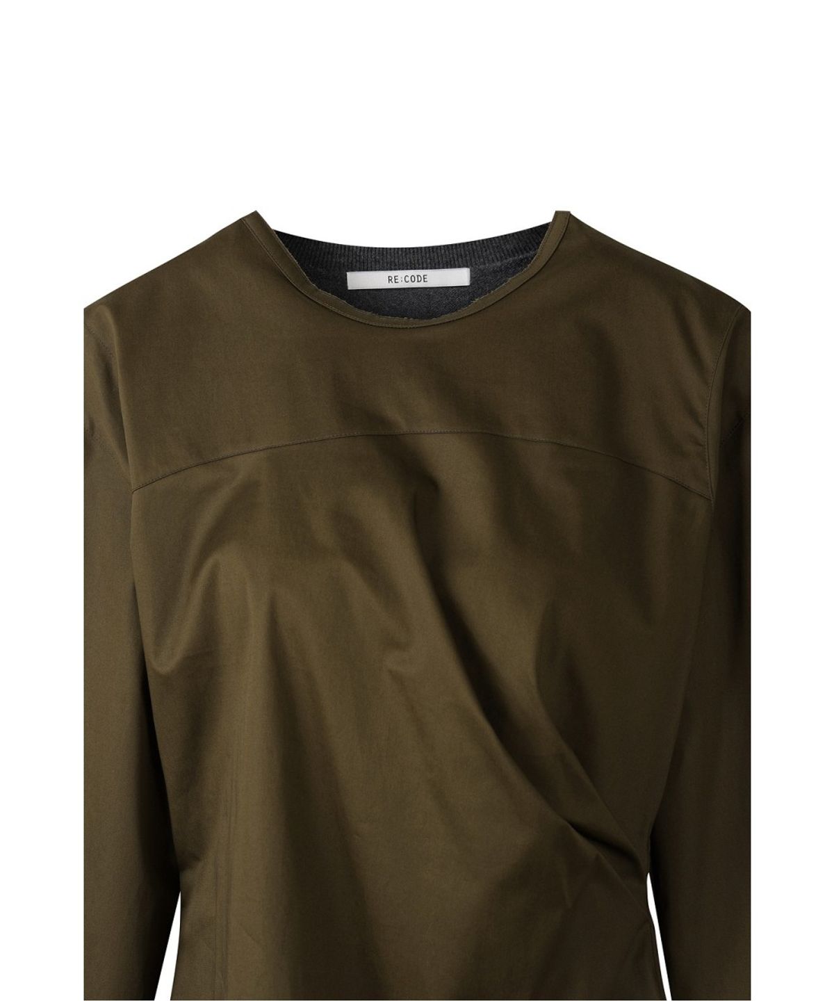 래코드(RECODE) Backward Shirring Knit Top RQSAA26519KHX