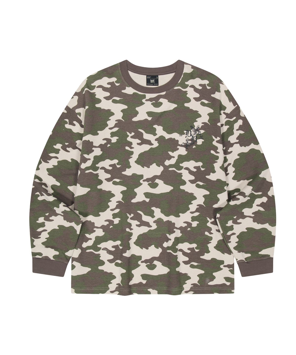 브라운브레스(BROWNBREATH) CAMO WAFFLE LONGSLEEVE (2colors)