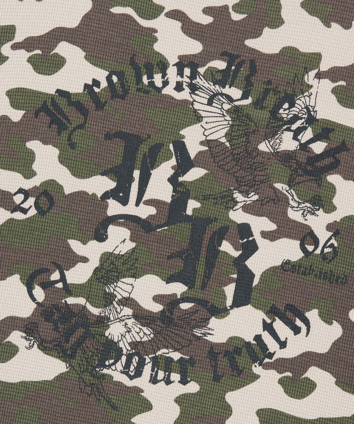 브라운브레스(BROWNBREATH) CAMO WAFFLE LONGSLEEVE (2colors)