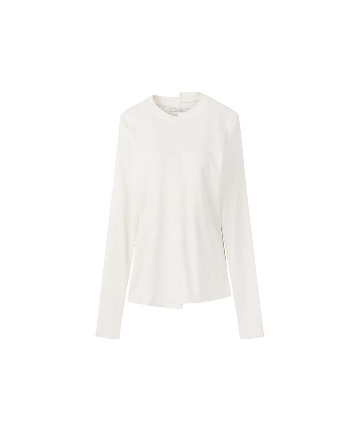 래코드(RECODE) Split Center Asymmetric Tee RQTAA26570WHX