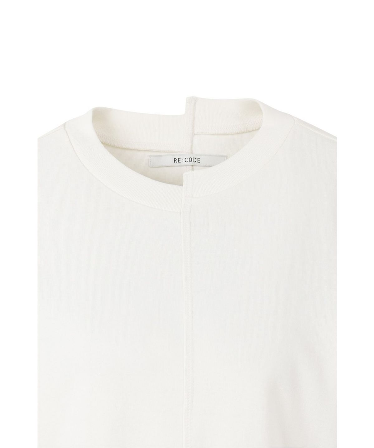 래코드(RECODE) Split Center Asymmetric Tee RQTAA26570WHX