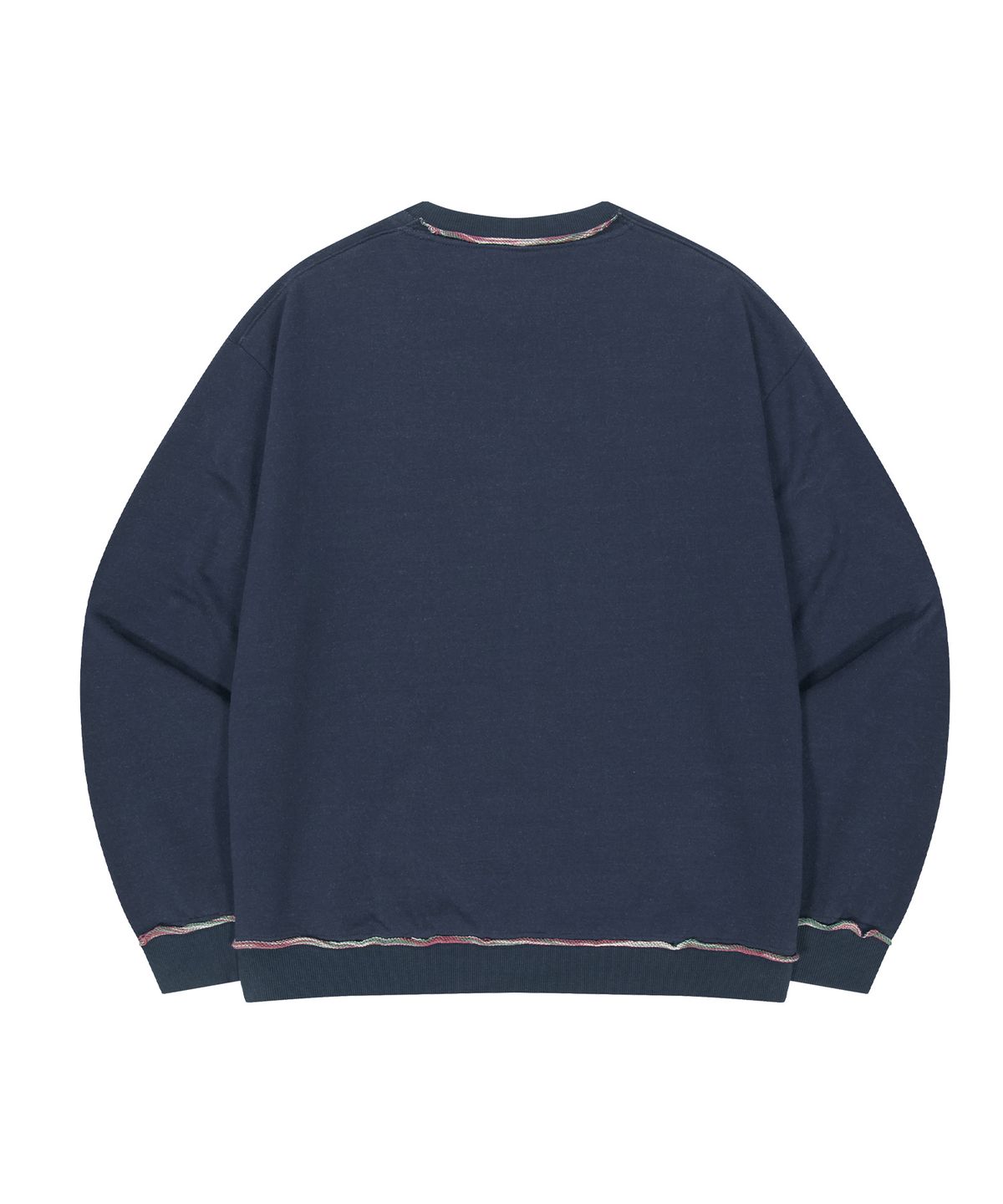 브라운브레스(BROWNBREATH) TAG RAW-EDGE CREWNECK
