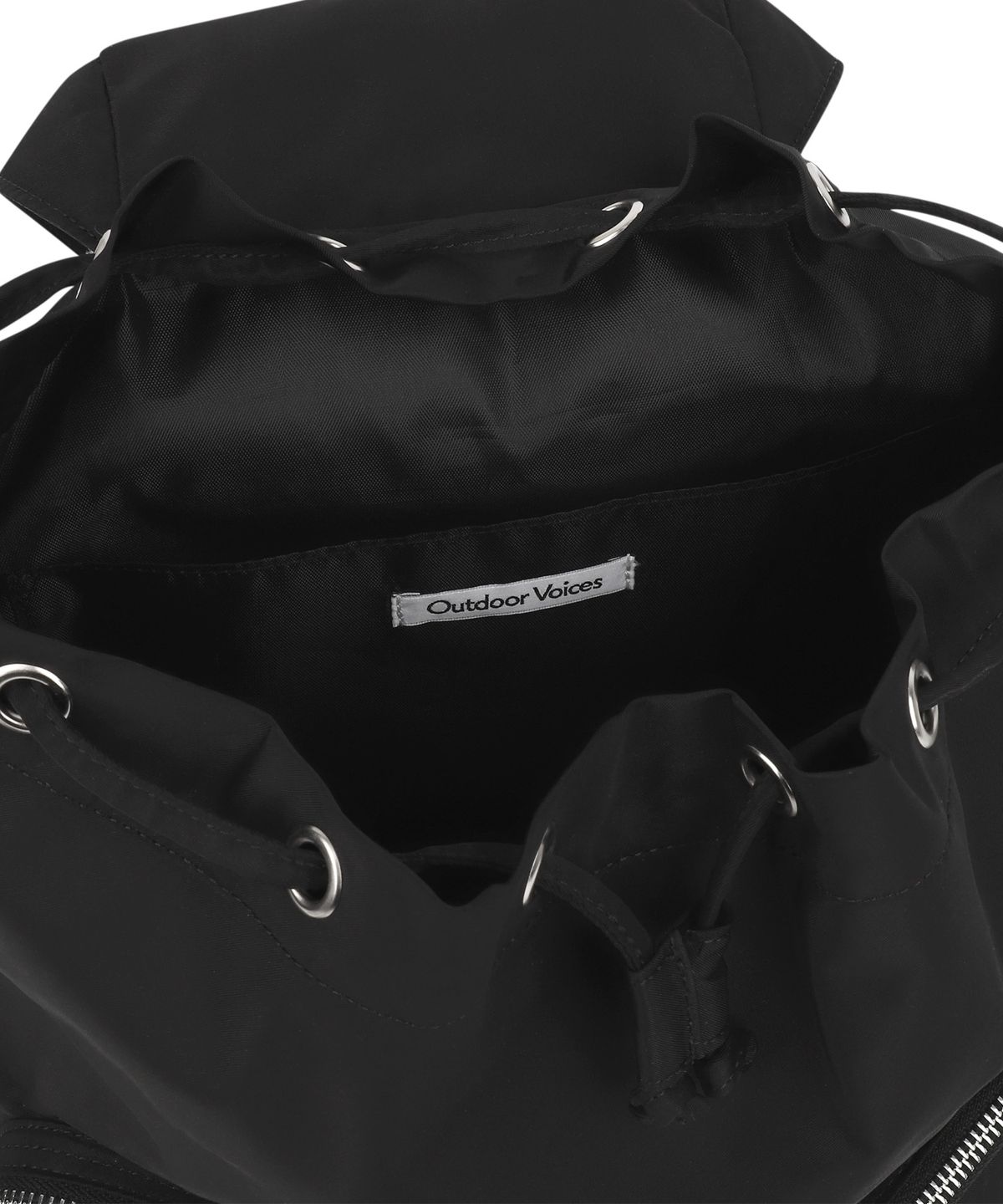 아웃도어 보이스(OUTDOOR VOICES) MERCER NYLON BACKPACK (BLACK)