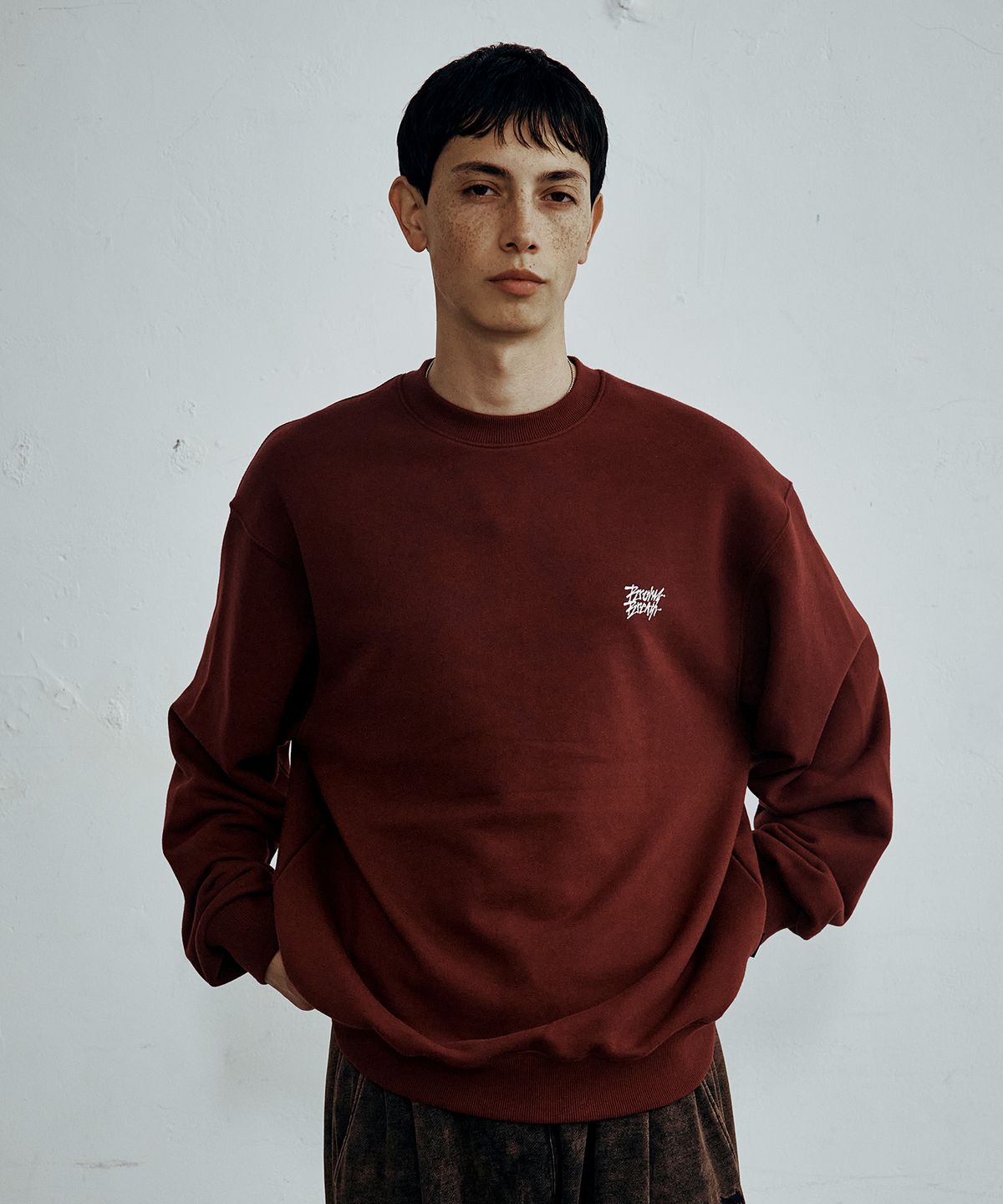 브라운브레스(BROWNBREATH) VINTAGE CAVALRY CREWNECK (3colors)