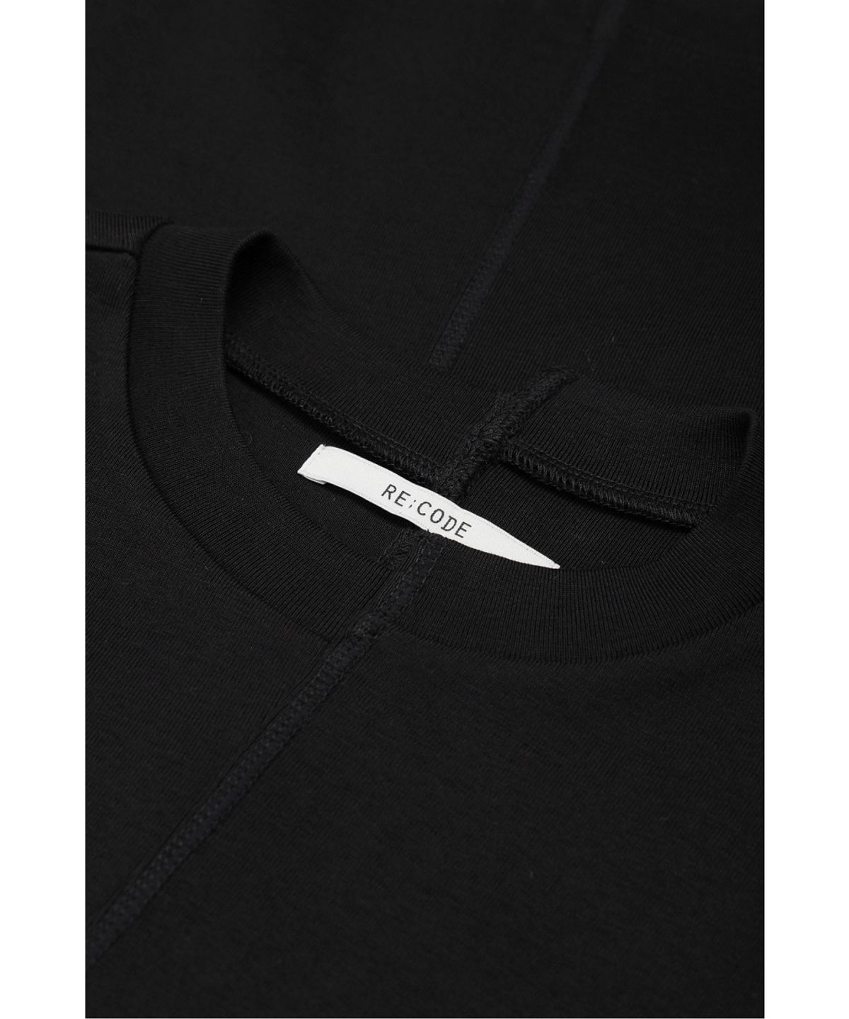 래코드(RECODE) Split Center Asymmetric Tee RQTAA26570BKX