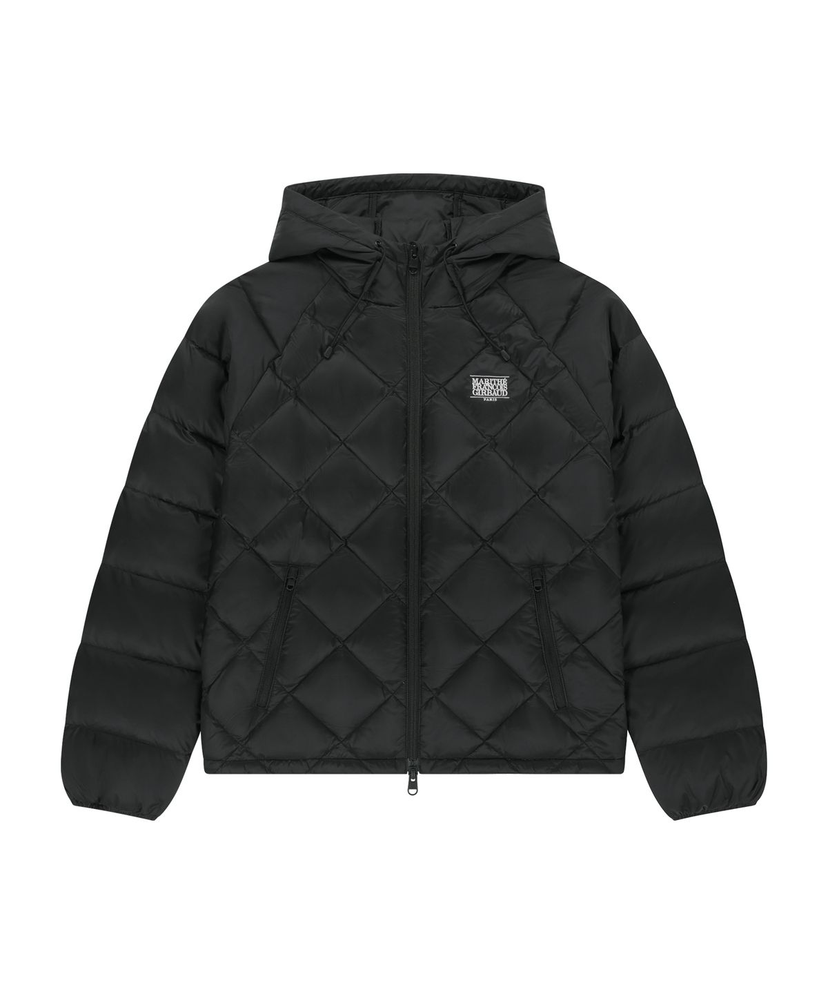 마리떼 프랑소와 저버(MARITHÉ + FRANҪOIS GIRBAUD) W HOODED LIGHTWEIGHT DOWN JACKET black