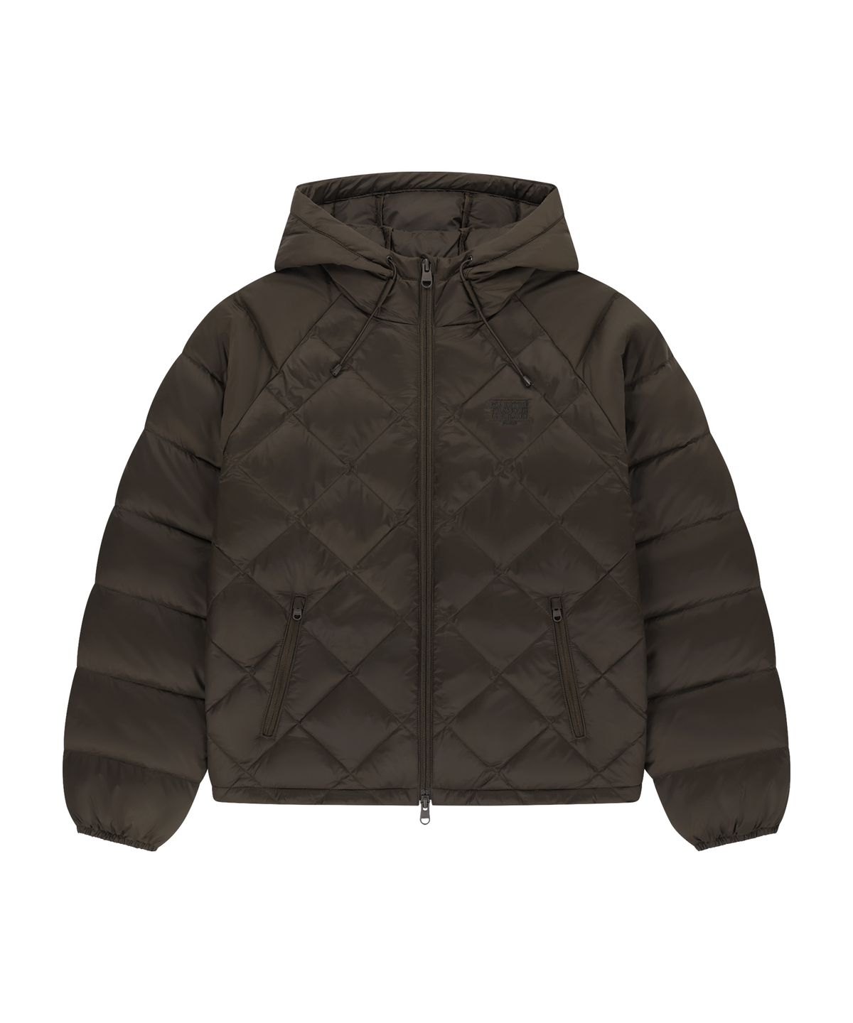 마리떼 프랑소와 저버(MARITHÉ + FRANҪOIS GIRBAUD) W HOODED LIGHTWEIGHT DOWN JACKET brown