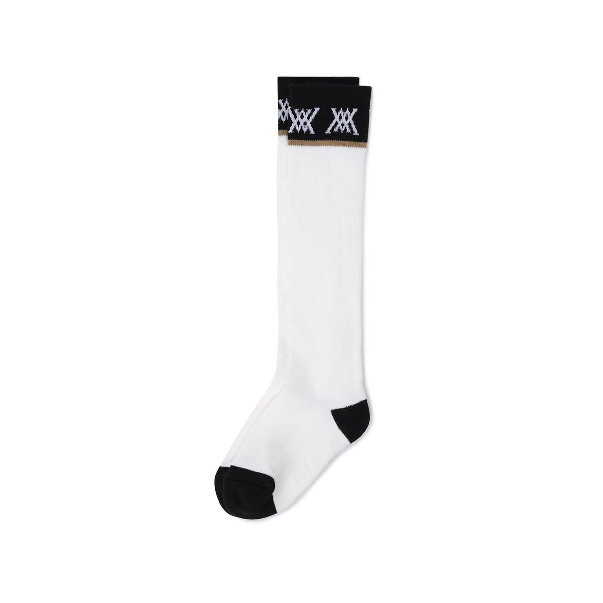 어뉴골프(ANEW GOLF) WOMEN COLOR BLOCK KNEE SOCKS_WH