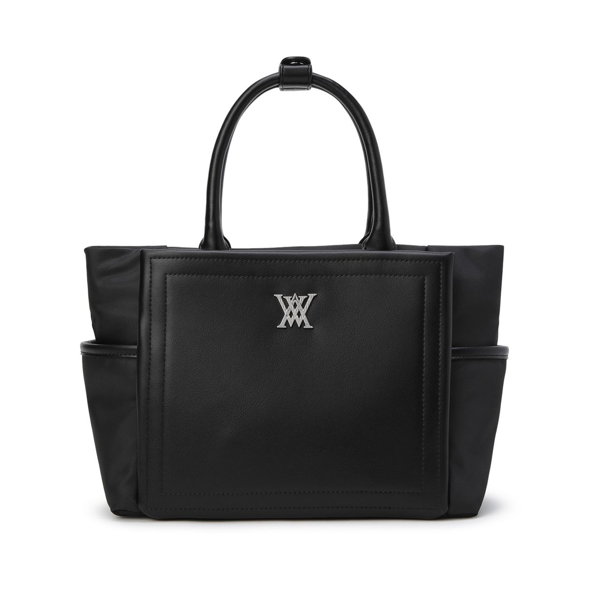 어뉴골프(ANEW GOLF) WOMEN TWO TONE TOTE BAG_BK