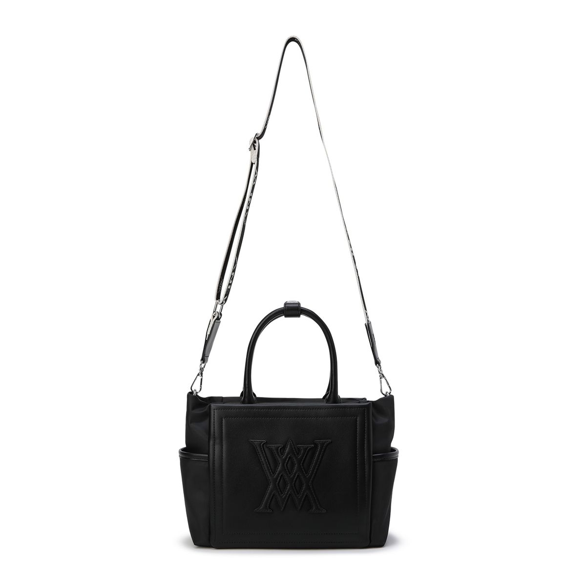 어뉴골프(ANEW GOLF) WOMEN TWO TONE TOTE BAG_BK
