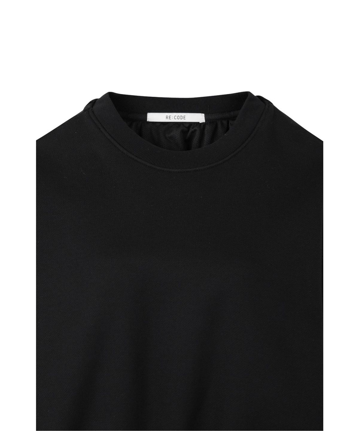 래코드(RECODE) Back Trouser Detail Sweatshirt RQTAA26526BKX