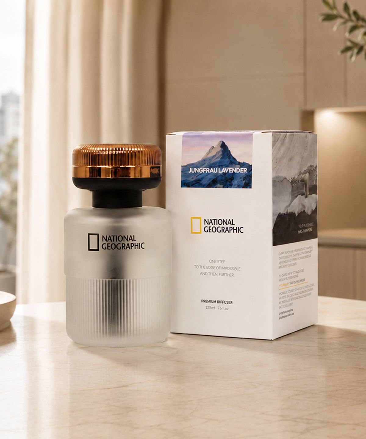 내셔널지오그래픽 프래그런스(NATIONAL GEOGRAPHIC FRAGRANCE) 내셔널지오그래픽 프리미엄 멤브레인 차량용 디퓨저 , 225ml, 1개