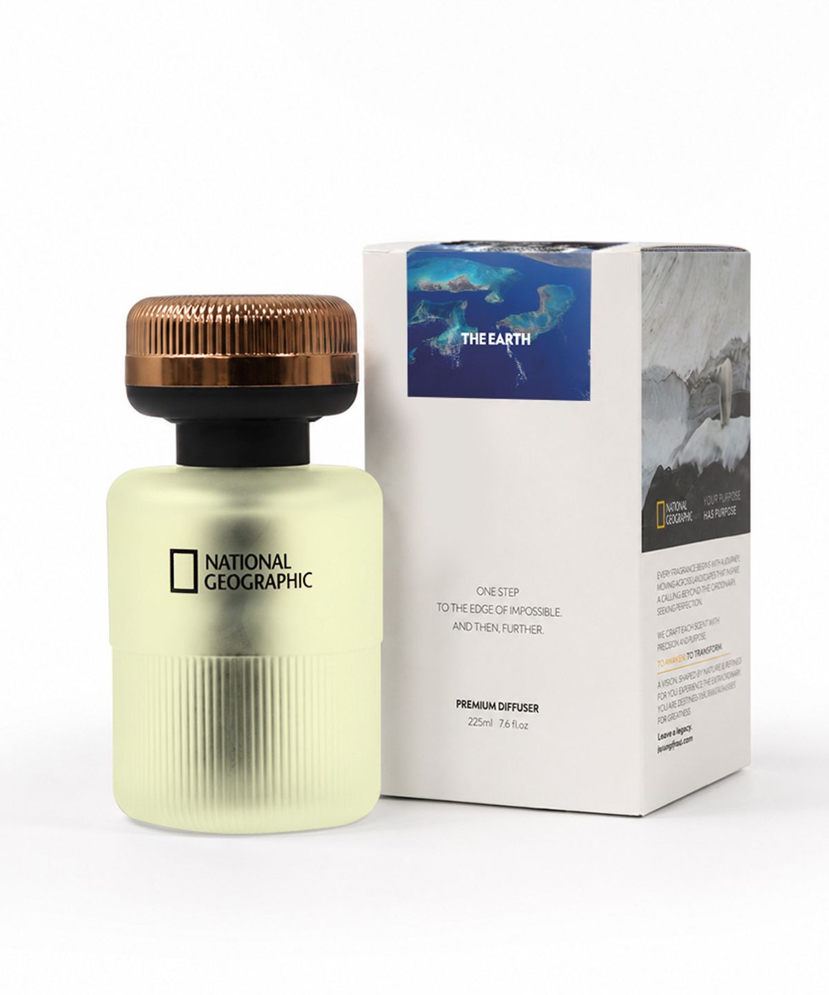 내셔널지오그래픽 프래그런스(NATIONAL GEOGRAPHIC FRAGRANCE) 내셔널지오그래픽 프리미엄 멤브레인 차량용 디퓨저 , 225ml, 1개