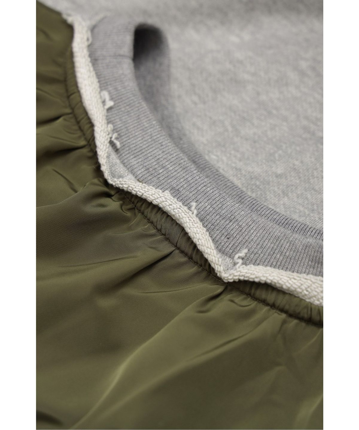 래코드(RECODE) Back Trouser Detail Sweatshirt RQTAA26526GYX
