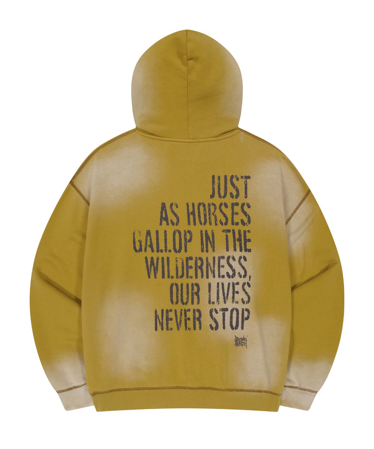 브라운브레스(BROWNBREATH) VINTAGE PIGMENT HOODIE (2colors)