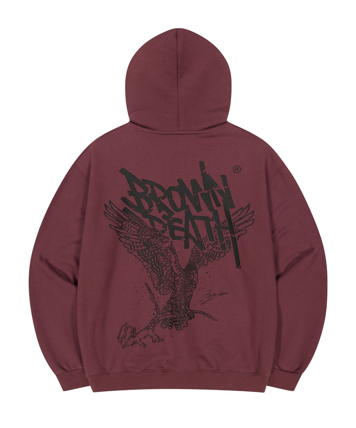 브라운브레스(BROWNBREATH) BB HERITAGE EAGLE TAG HOODIE (3colors)