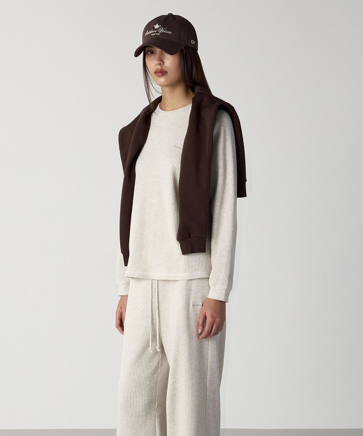 아웃도어 보이스(OUTDOOR VOICES) HORSE RIDING CLUB BALL CAP (BROWN)